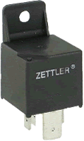 Zetter 24 Volt 80 Amp SPST 4 Terminal Continuous Duty Relay.