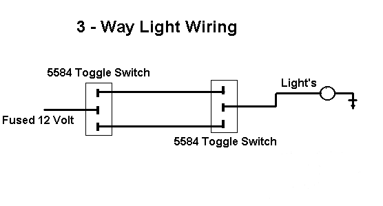 5584 and 55015 Toggle Switch 3 Way Wiring Circuit Diagram ... 12 volt 3 pole switch wiring diagram 
